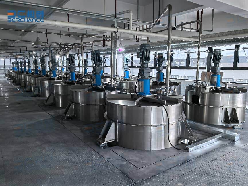 Proven Engineering Strength: BERCHANCE Successfully Delivers 20+ Custom Stainless Steel Ink Mixing Tanks